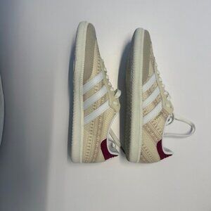 Adidas Samba Wonder White Legacy sneakers!  Like new condition.